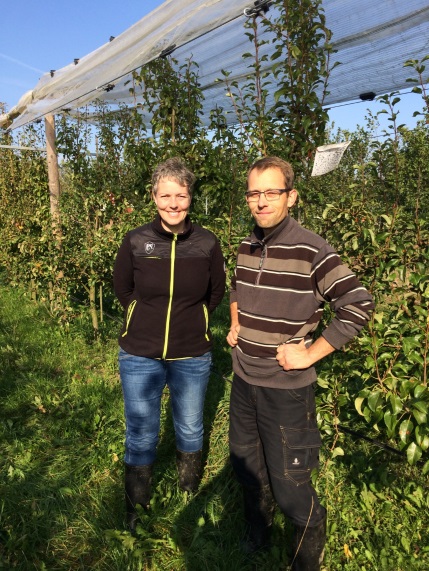 It's been a good investment to cover our pear trees, Jette and Lars Madsen confirm.